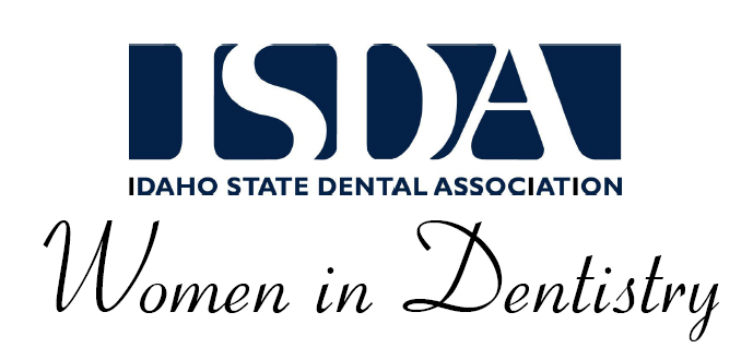 In a stylized font reads "Women in Dentistry" with an ISDA logo