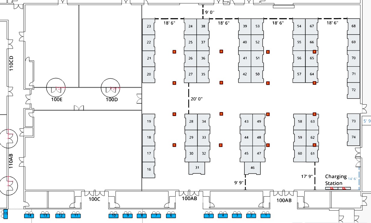ISDA Tradeshow Diagram V.3 Boise Centre Exhibitor map